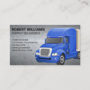 Cartão De Horário Caminhão Semi  Trailer Haul  Logística