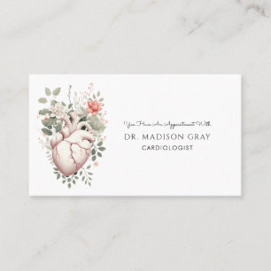 Cartão De Horário Cardiologista