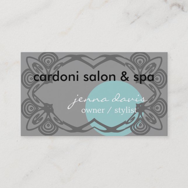 CARTÃO DE HORÁRIO CHIQUE FLOSSY (Frente)