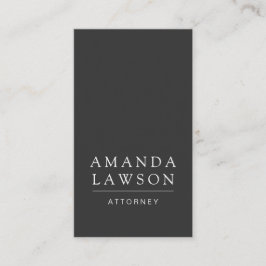 Cartão De Horário Cinzas elegantes (nomeação)