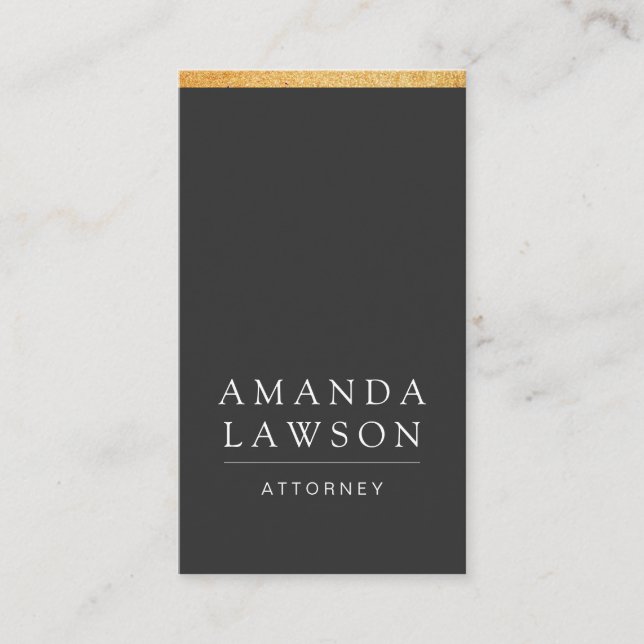 Cartão De Horário Cinzas elegantes (nomeação) (Frente)