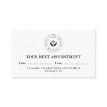 Código QR Elegante simples e placa de nomeação de 