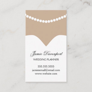 Cartão De Horário Colar Mínimo de Vestido Chic Planner