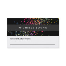 Colorida Confetti Bokeh sobre a Nomeação Negra