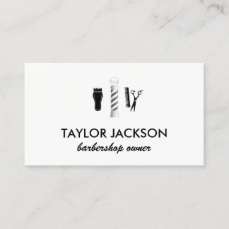 Cartão De Horário Compromisso de Pole Barber