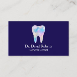 Cartão De Horário Consulta Odontológica Elegante Aquarela
