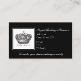 Cartão De Horário Coroa Clássica do Rei