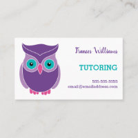 Coruja do roxo do lembrete da nomeação do tutoria