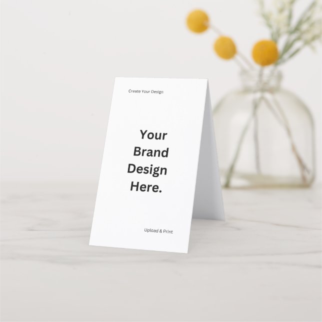 Cartão De Horário Crie a sua própria placa de compromisso dobrada po (Frente)