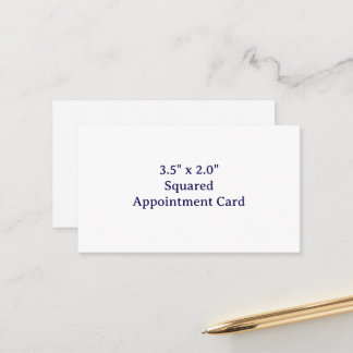 Cartão De Horário Crie o Seu Próprio Quadrado de 3,5" x 2,0"