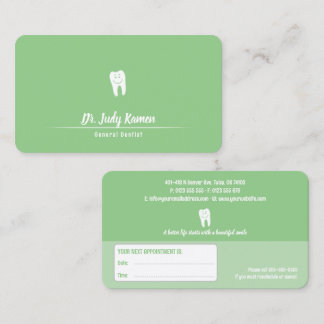 Cartão De Horário Dental | Dentista