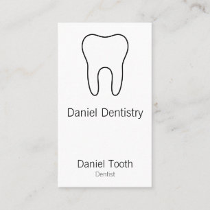Cartão De Horário Dente Simbólica