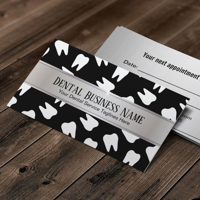 Cartão De Horário Dentist Apponder Lembrete Professional Dental (Criador carregado)