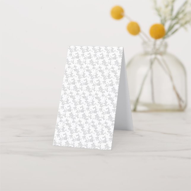 Cartão De Horário design decorativa 19 (Verso)