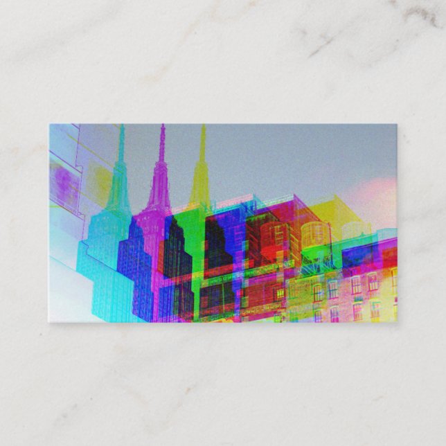 Cartão De Horário Empire State Building (Frente)