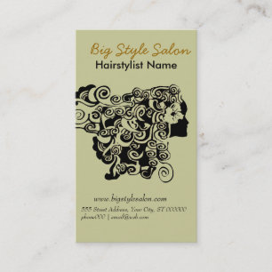Cartão De Horário Fashionista Hair Salon e Spa