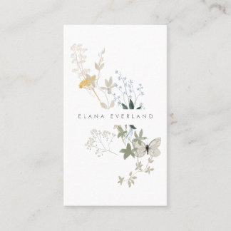 Cartão De Horário Florestas Primavera Elegantes Minorias Minimalista