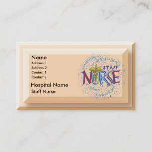Cartão De Horário Funcionarios Nurse Motto