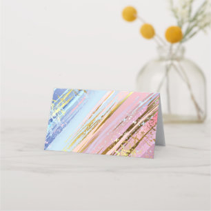 Cartão De Horário Fundo Rosa Texturizado