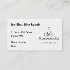 Cartão De Horário I Bike Minneapolis