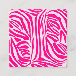 Cartão De Horário Impressão zebra rosa