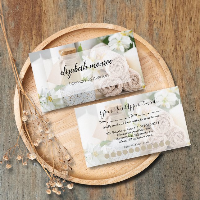 Cartão De Horário Lealdade Spa (Criador carregado)