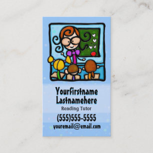 Cartão De Horário Lembrete de Tutoring.Tutor.Appointment. Texto