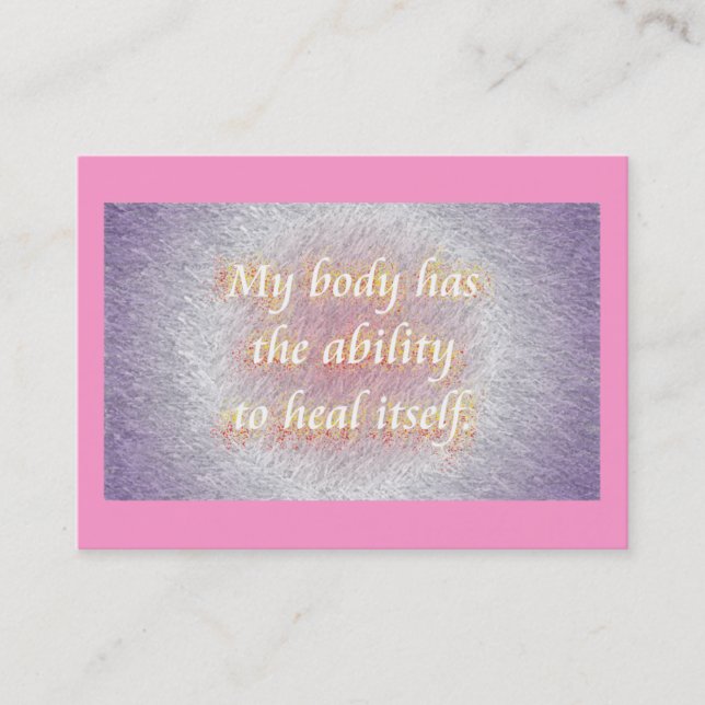 Cartão De Horário Lembrete diário - capacidade (Frente)