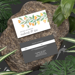 Cartão De Horário Lembrete feminino profissional amarelo dos