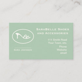 Cartão De Horário Logotipo de calçados e acessórios