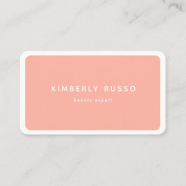 Cartão De Horário Moderno, Trendy, Salão