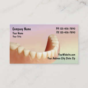 Cartão De Horário Negócio Cards_2 do dentista