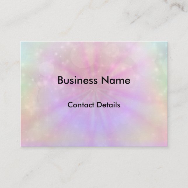 Cartão De Horário Nomeação bonito da faísca (Frente)