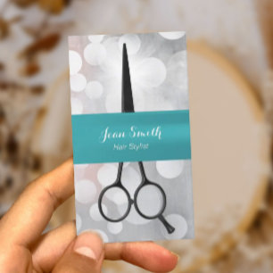 Cartão De Horário Nomeação de prata moderna da fita da cerceta do