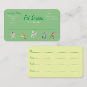 Cartão De Horário nomeação de serviços de manutenção de cadelas