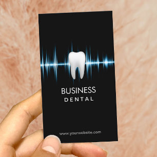 Cartão De Horário Nomeação dental do dente moderno profissional