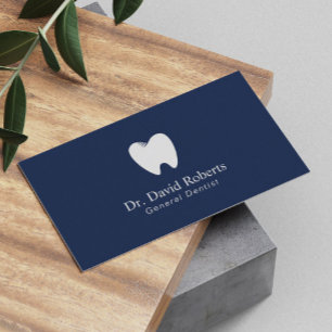 Cartão De Horário Nomeação dental dos azuis marinhos do logotipo d