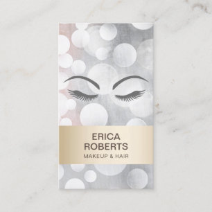 Cartão De Horário Nomeação do ouro & da prata do cabeleireiro do