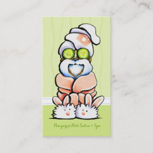 Cartão De Horário Nomeação do pepino de Shih Tzu dos termas do