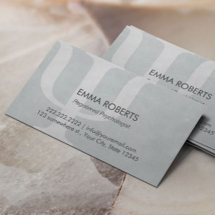 Cartão De Horário Nomeação do profissional do psicólogo