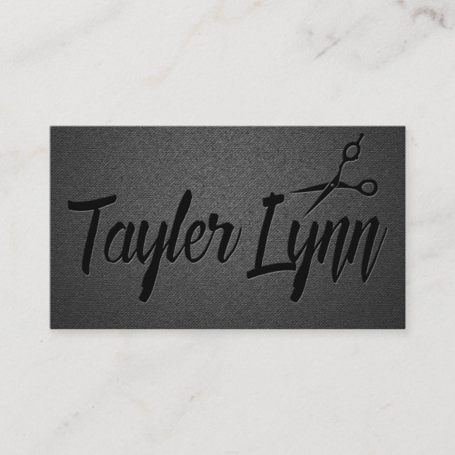 Cartão De Horário Nomeação feita sob encomenda #3 do salão de beleza (Frente)