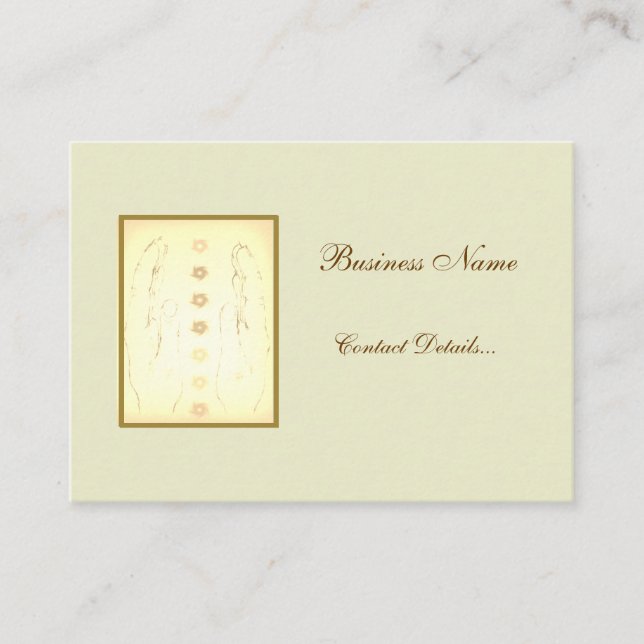 Cartão De Horário Nomeação holística do design (Frente)