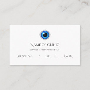 Cartão De Horário Optometrista Profissional - Iris - Nomeação