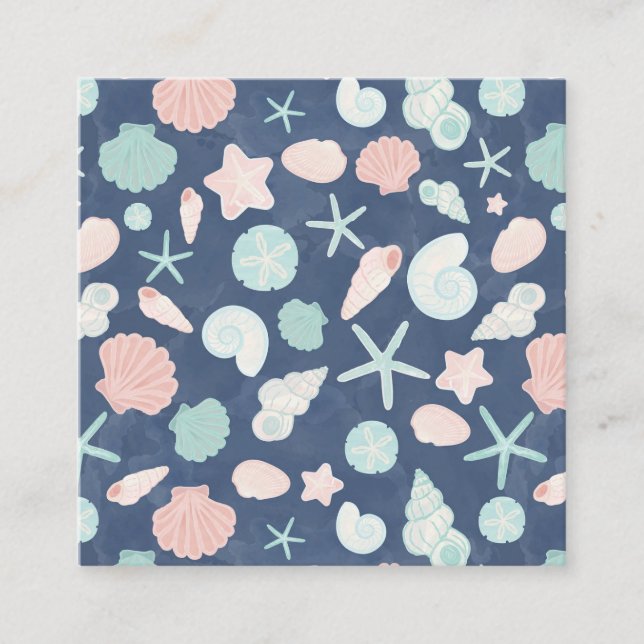 Cartão De Horário padrão das conchas (Frente)