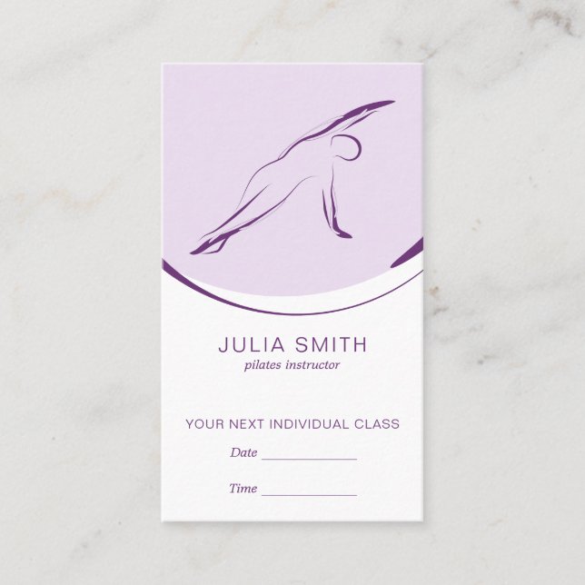 Cartão De Horário Pensa lateral de pilotos | Cor (Frente)