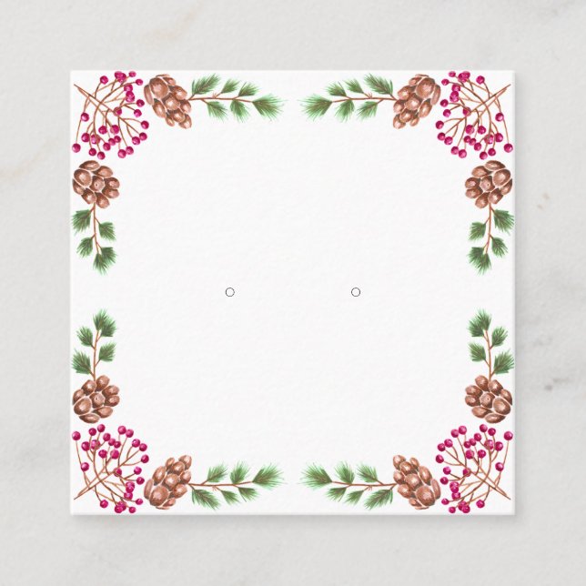 Cartão De Horário Placa de exibição de presente de Natal personaliza (Frente)