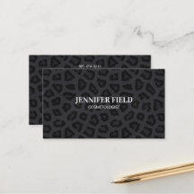 Pontos de Pantera Preta Elegantes