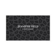 Pontos de Pantera Preta Elegantes