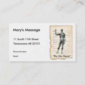 Cartão De Horário Posterior da anatomia