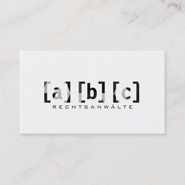 Cartão De Horário professional moderno (Frente)